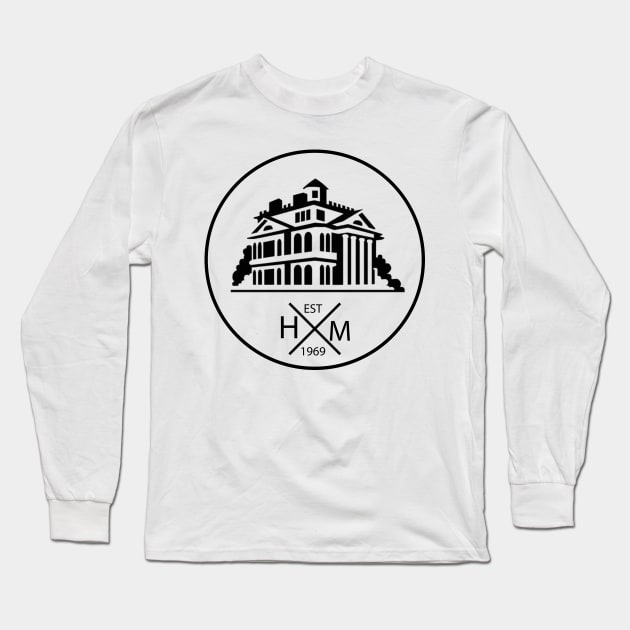 Haunted Mansion Logo Long Sleeve T-Shirt by ijsw